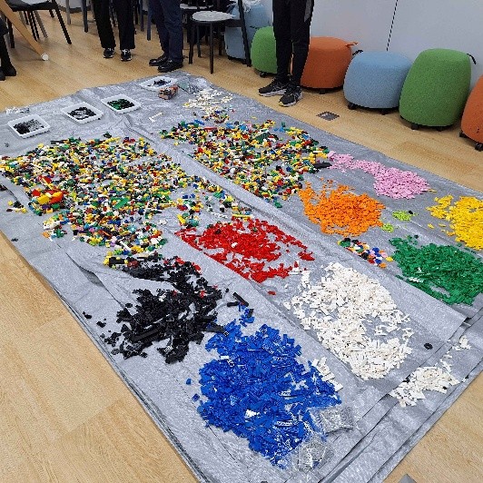 準備したパーツの写真